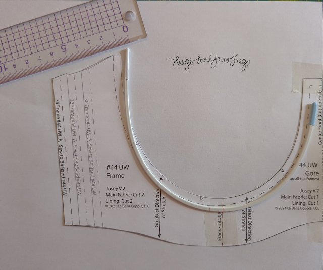 Counter rotated wire, showing the move in balance point