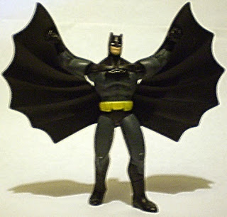 Front of McDonald's Young Justice Batman with cape up