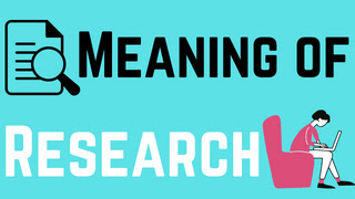 Meaning of Research