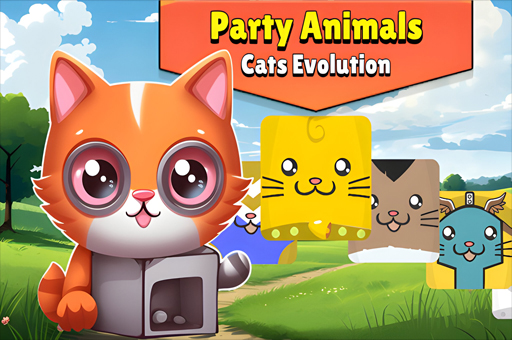 Party Animals Cats Evolution