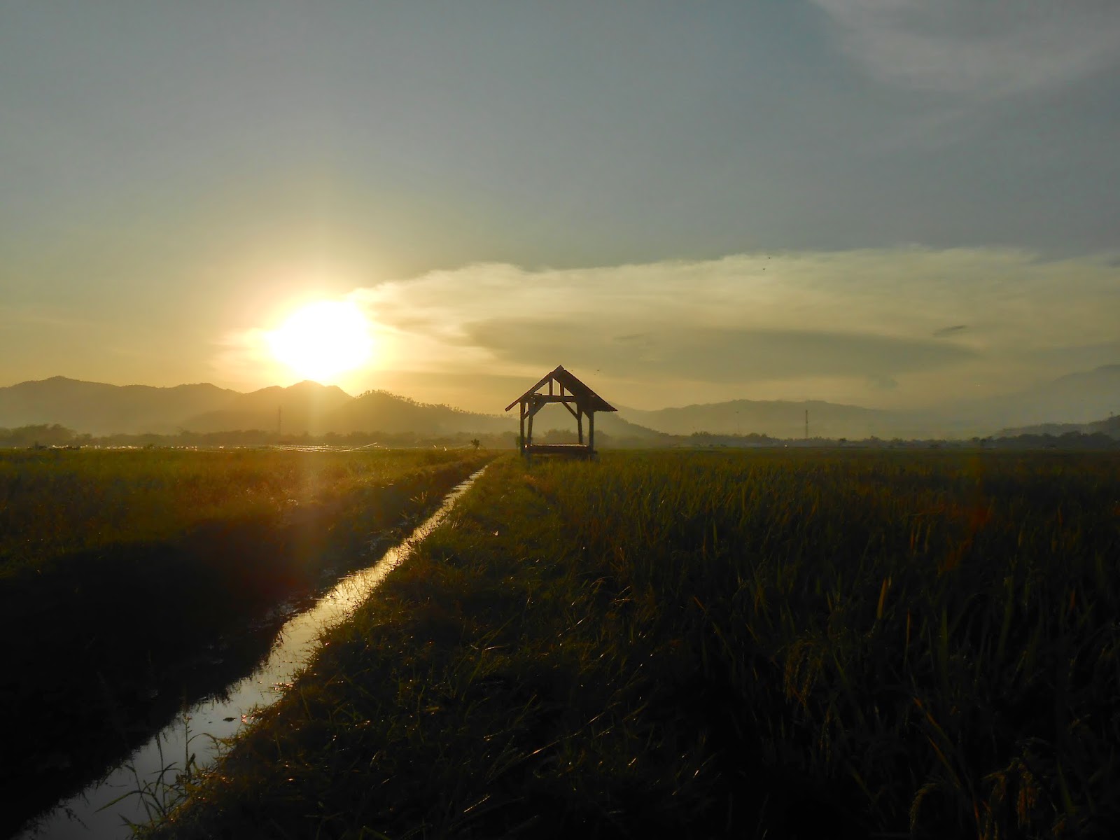  Senja  di  Sore  Itu Adalah Pemandangan yang Indah  dan Romantis