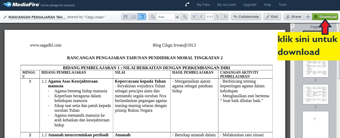 Soalan Peperiksaan: Tutorial Download