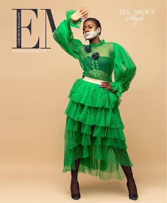 #BBNaija star Alex Asogwa Exquisite Magazine cover 2019