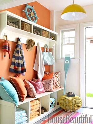 colorful entryway