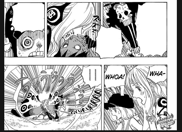 Reiju suck poison from Luffy's body by mouth.