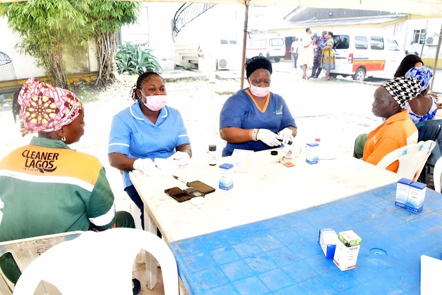 LAWMA ORGANISES MEDICAL CHECKS FOR SWEEPERS