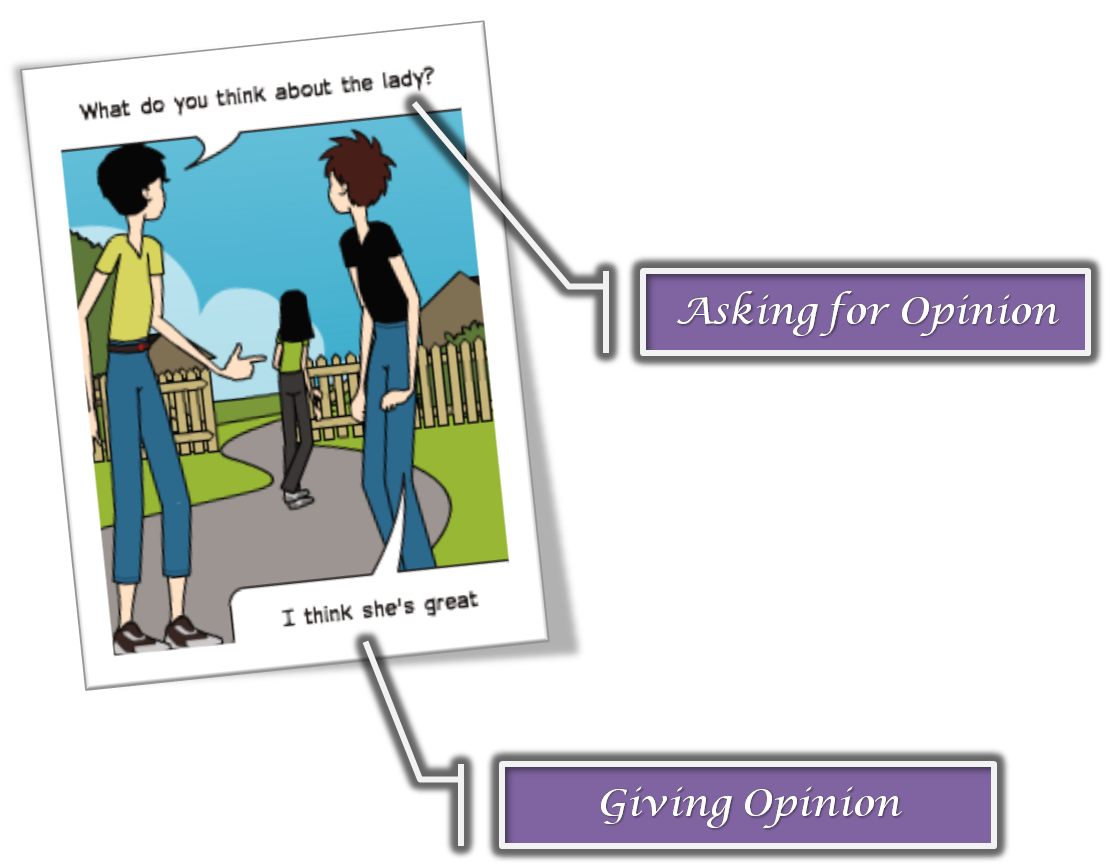 Asking and Giving Opinion Bukan Sekedar Materi