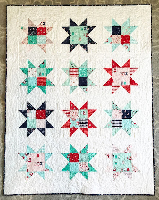 patchwork stars quilt