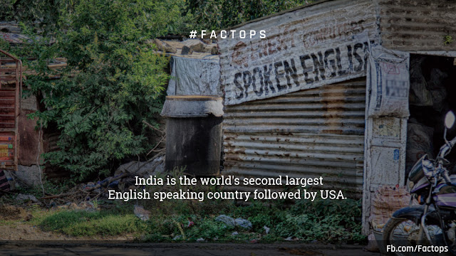 #Factops : India is the world's second largest English speaking country