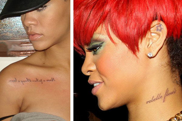 Rihanna Tattoos