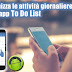 Organizza le attività giornaliere con l'app To Do List