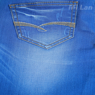 Vải Jean Bé gái Cotton thun nhẹ S078