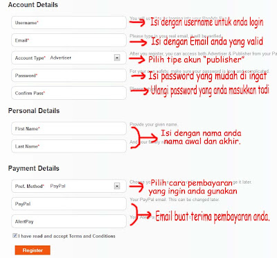 Cara Daftar Dan Pasang Iklan CPM Popads.net Di Blog