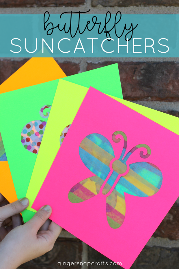 butterfly suncatchers with Cricut #cricut #cricutmade #cricutmaker