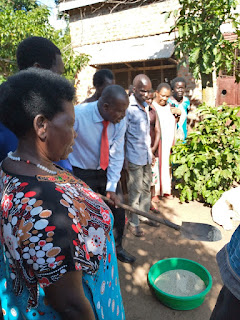 Speaker of Lira Municipal council  Hon Geoffrey Ogwal during launch