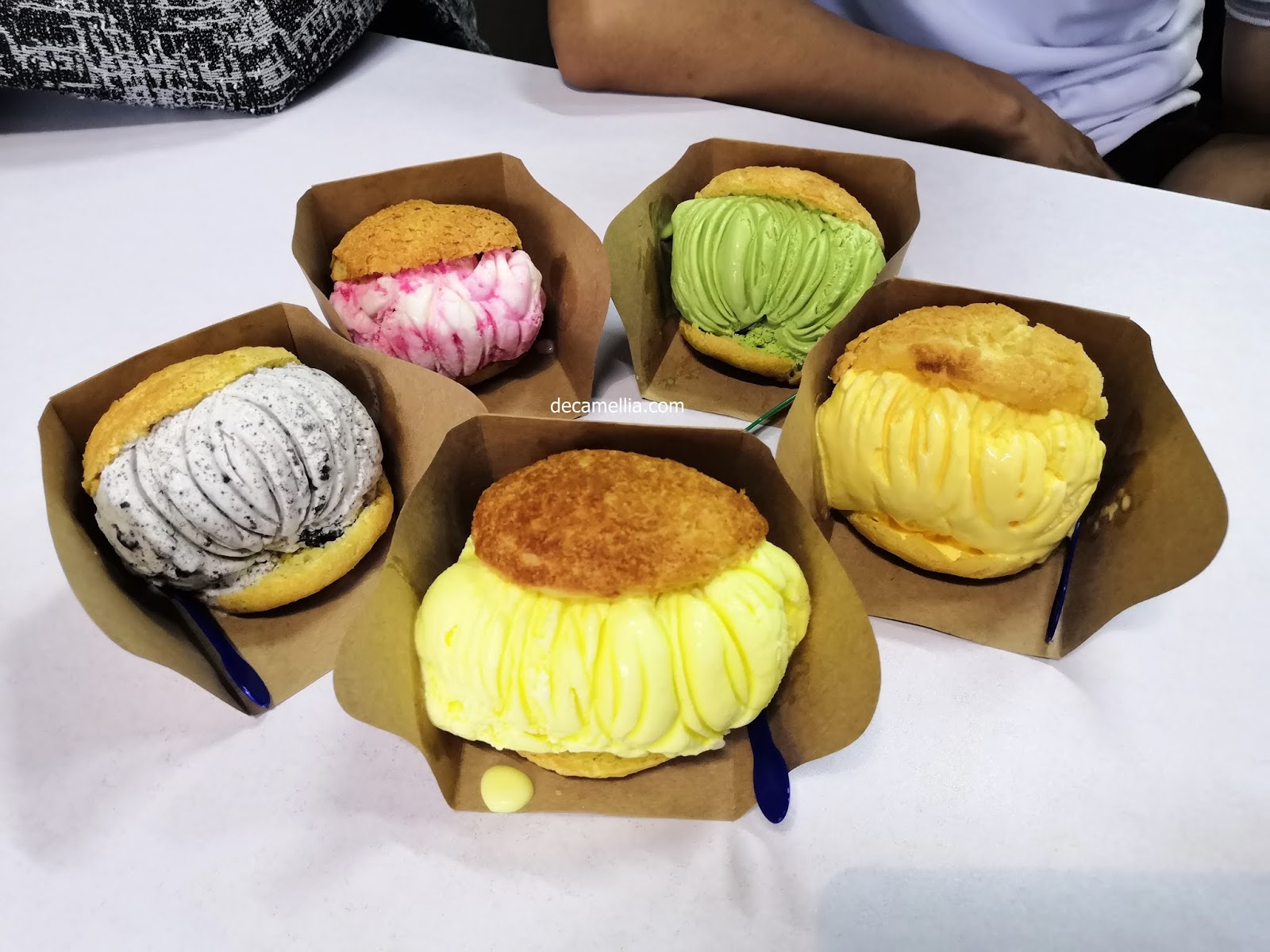 Hokkaido ice cream puff ipoh perak
