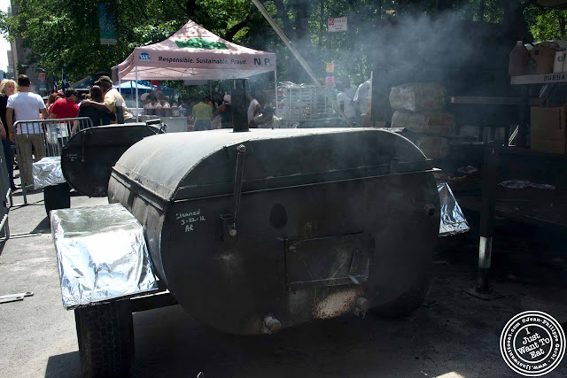 image of BBQ pit at 11th Annual Big Apple BBQ Block Party at Madison Square Park!