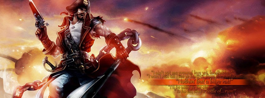 Gangplank League of Legends Facebook Cover Photos