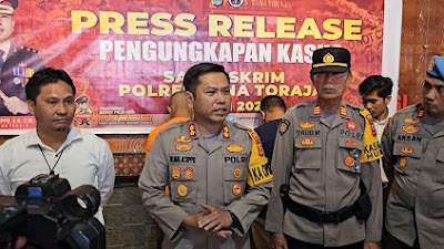Kapolres Tana Toraja Release Pengungkapan Kasus Kekerasan Seksual Yang Sempat Viral Dimedsos