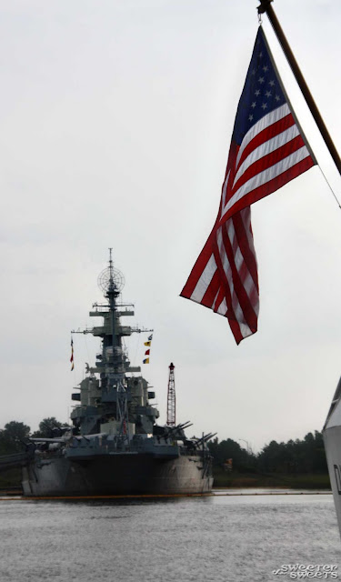 U.S.S. North Carolina in Wilmington, North Carolina by Tricia @ SweeterThanSweets