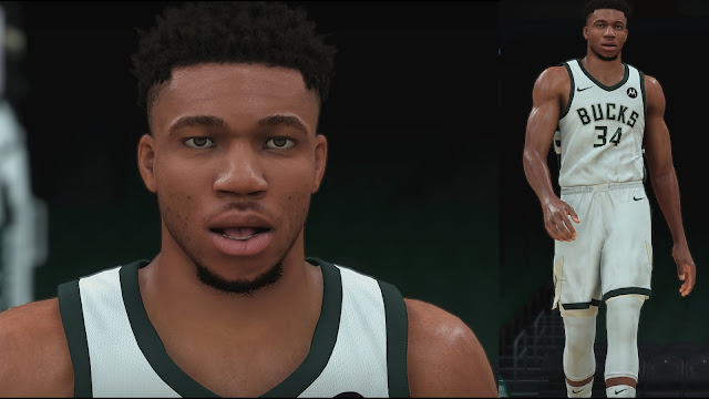 NBA 2K23 Giannis Antetokounmpo Cyberface update