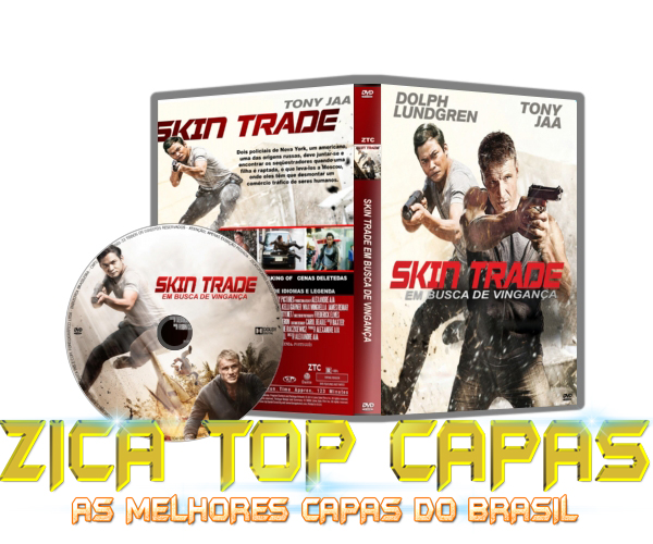 CAPA DO DVD - SKIN TRADE - EM BUSCA DE VINGANÇA - 2015