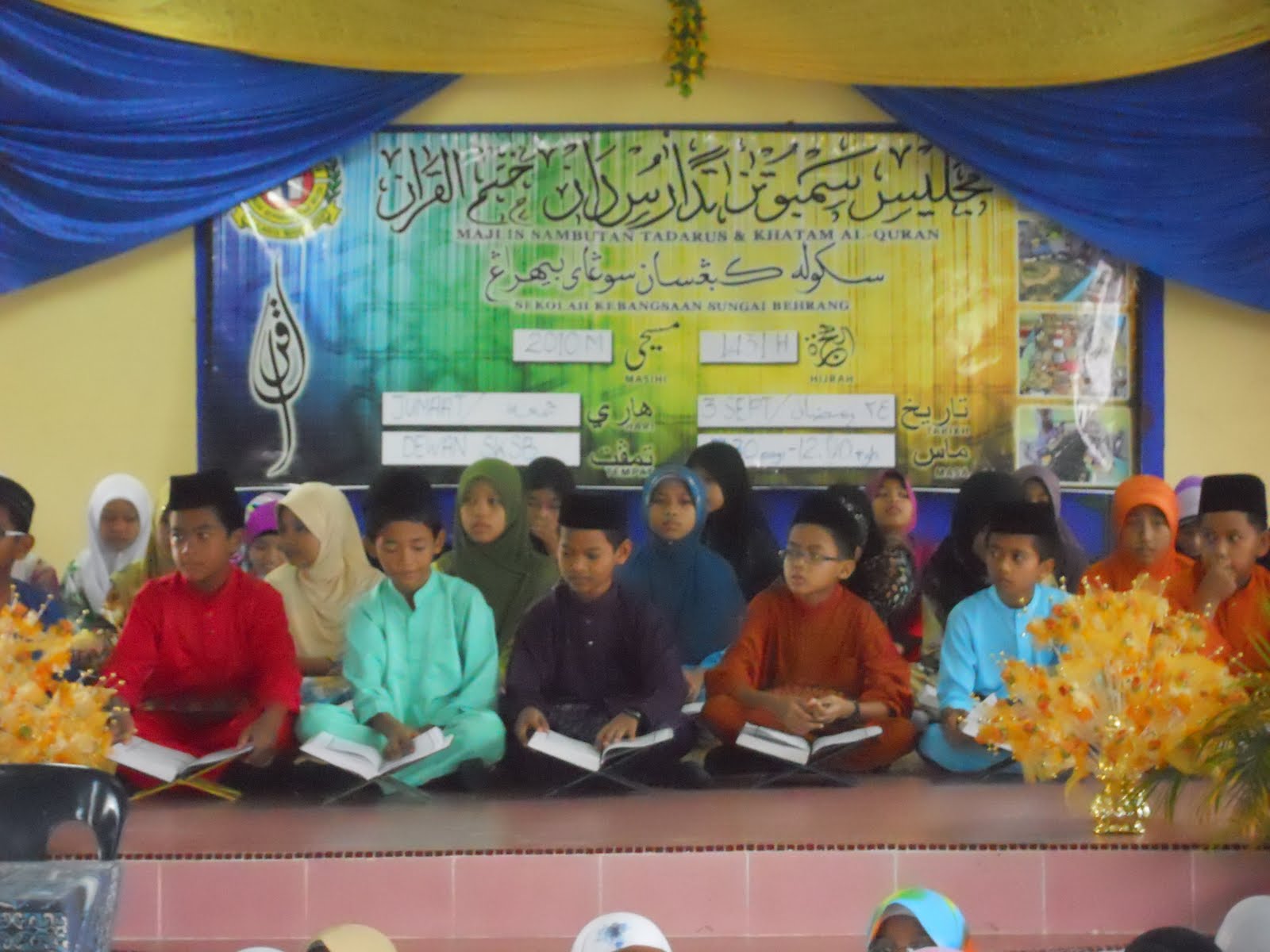 SK SUNGAI BEHRANG: MAJLIS SAMBUTAN TADARUS DAN KHATAM AL-QURAN