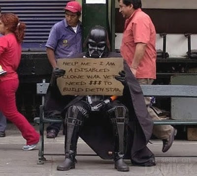 Funny Beggars With Funny Signs