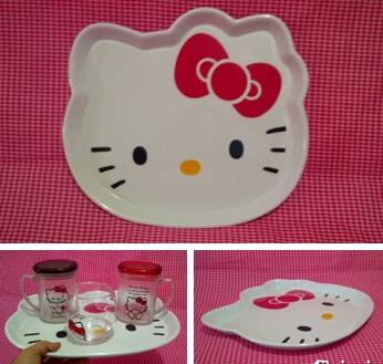 pernak pernik hello  kitty  PIRING  NAMPAN HELLO  KITTY  JUMBO