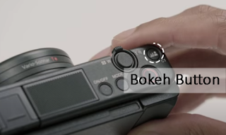 bokeh button on sony vlog camera for beginner