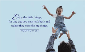 enjoy little things Daily Quote