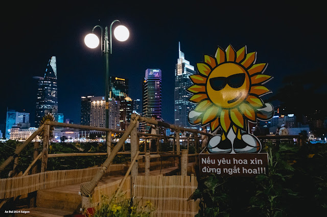 The newly built Saigon Riverside Park