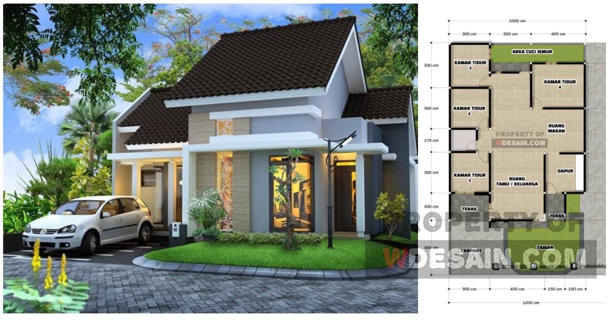 Desain Rumah  Ukuran  Tanah 12x17 DESAIN RUMAH  MINIMALIS