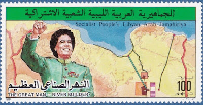 Libya 1984 hydraulic engineering Gaddafi