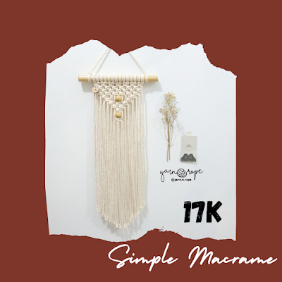 MERDEKA SALE ! Macrame by Yarn And Rope