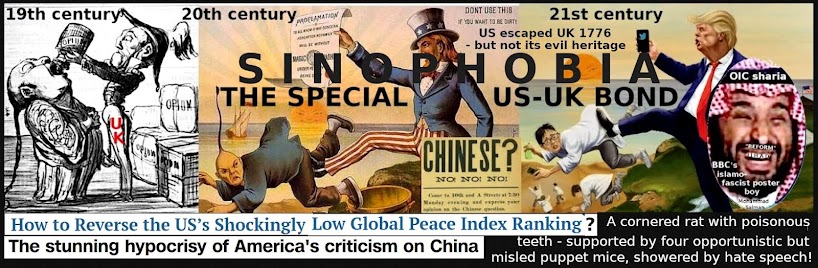 US' and its puppets' Sinophobia campaign rooted in UK's appalling opium wars against Chinese people