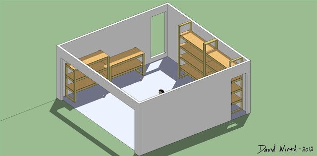 wood garage shelving plans