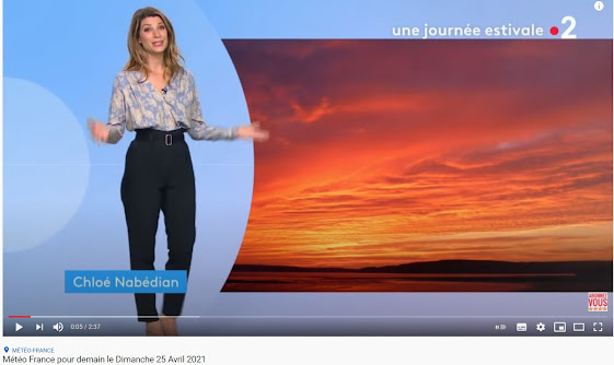 météo affichant des chemtrails