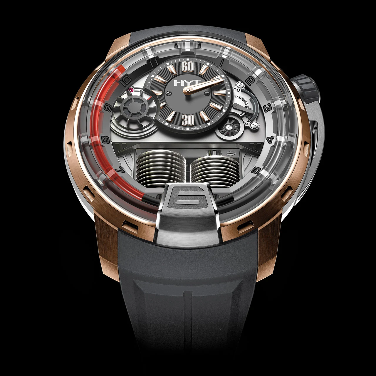 HYT H1 Red2 Mechanical Hand-wound Watch