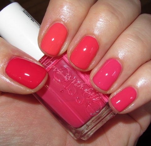 Vergleich Pink Korall Nagellacke