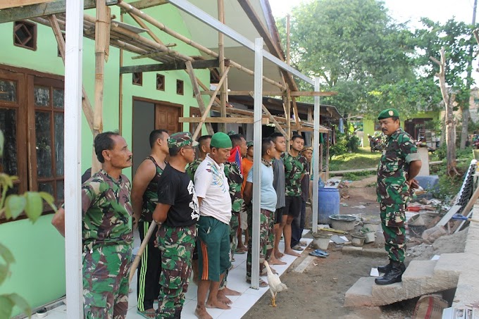 Prajurit TNI Tidak Sombong dan Mudah Bergaul di Lokasi TMMD