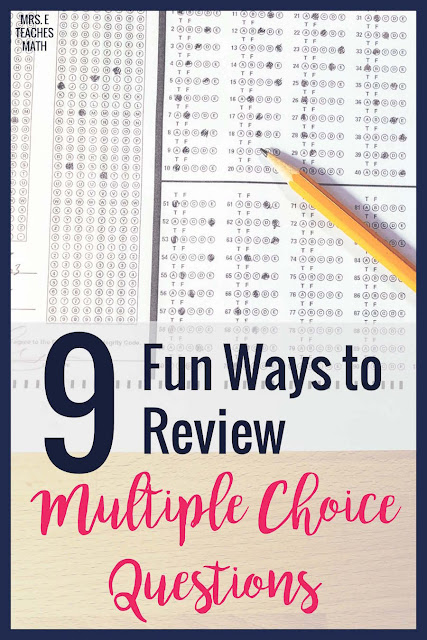 These fun activities for practicing multiple choice questions will help prep your high school students for state testing.  Check out these strategies so to keep your students engaged and focused while preparing for their end of course tests and final exams!