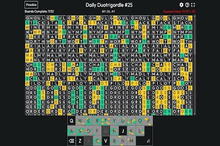 Duotrigordle | Play 32 Wordles at Once!!