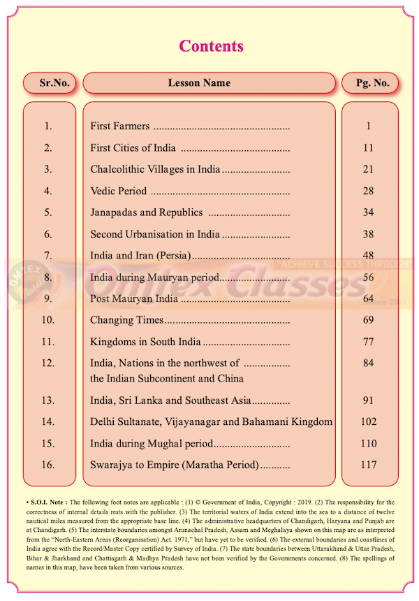 Balbharati Solutions for History 11th Standard Maharashtra State Board Chapter wise List - Free