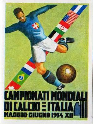 Poster Mundial Italia 1934, Mundial 1934, Italia 1934