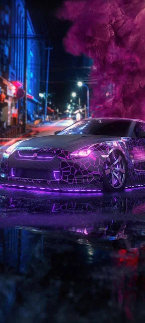 NEON Carro Esportivo Wallpaper para Tela de Bloqueio