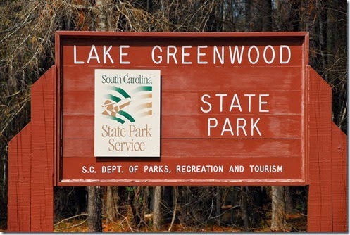Lake Greenwood Sign