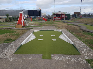 The Crazy Golf course in Prestatyn, Wales