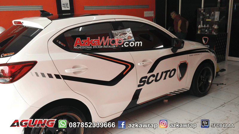 Jasa Pasang Cutting  Sticker  Mobil  Surabaya  AzkaWrap com