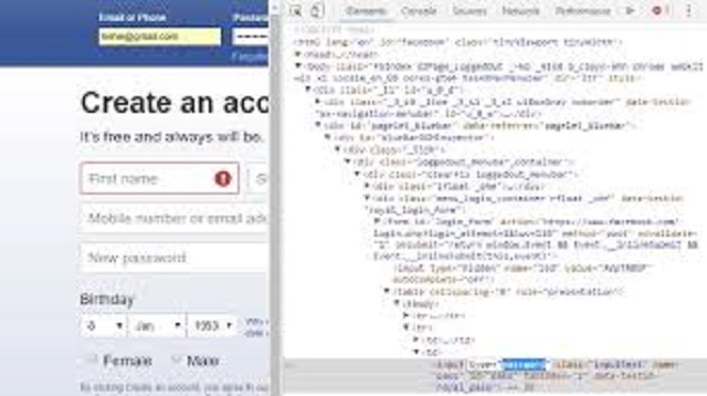How to find out other people's FB passwords with Inspect Element